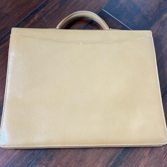 COACH CARAMEL CLASSIC MADISON DRAKE PINNACLE BRIEFCASE BAG MADE IN ITALY… - Picture 9 of 17